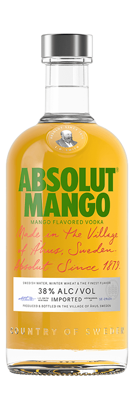 Produktbild, vodka, Absolut Mango